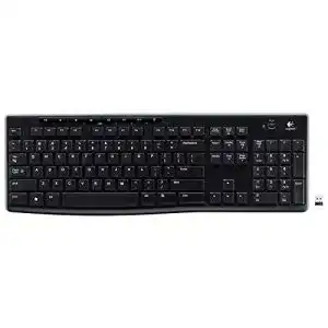 Logitech K270 Kabellose Tastatur für Windows mit US QWERTY-Layout