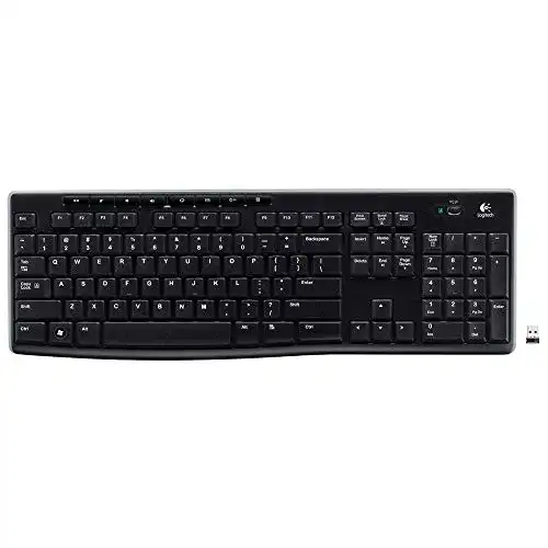Logitech K270 Kabellose Tastatur für Windows mit US QWERTY-Layout