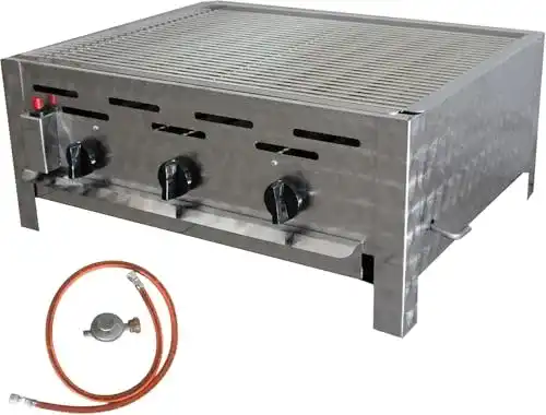 Gasbräter 3-flammig BSR Grill für professionelle Anwendungen