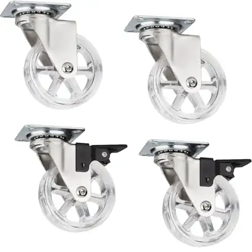 Sotech Rapid Möbelrollen 4er Set – Dekorative Lenkrollen für Möbel