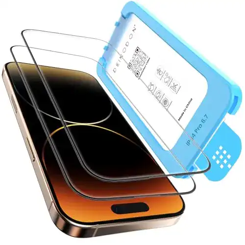 Panzerglas für iPhone 14 Pro Max von Deinodon Kratzfest und einfach zu installieren