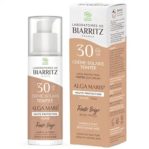 Gesichts-Sonnencreme Algamaris getönt SPF30 von Laboratoires de Biarritz