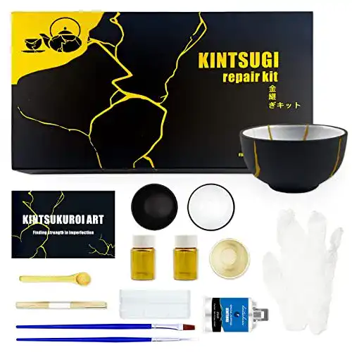 Kintsugi Set für die Reparatur von Keramiken und Porzellan