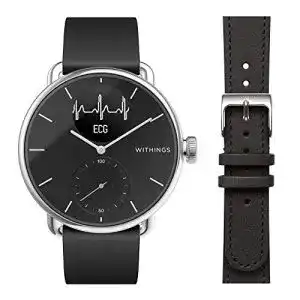 Hybrid-Smartwatch Withings Scanwatch 38 mm in Schwarz