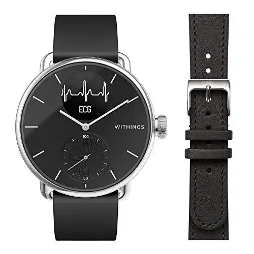 Hybrid-Smartwatch Withings Scanwatch 38 mm in Schwarz