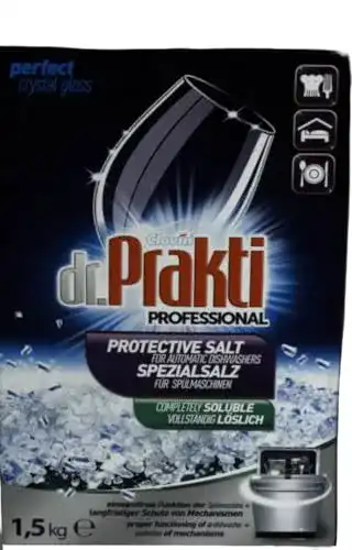 Spülmaschinensalz Clovin Dr. Praktik Kalkschutz für Spülmaschinen