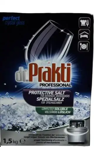 Spülmaschinensalz Clovin Dr. Praktik Kalkschutz für Spülmaschinen