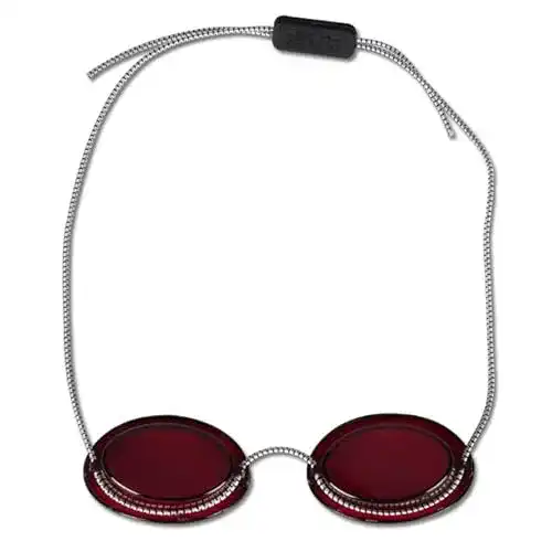 Solariumbrille Art of Sun UV-Schutzbrille in Rot mit Gummizug