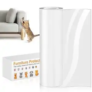 Kratzschutzfolie für Sofa und Möbel gegen Kratzer von Katzen
