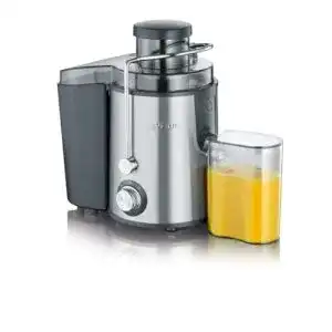 Severin Entsafter ES 3566 – Geräuscharme Saftmaschine für frische Säfte