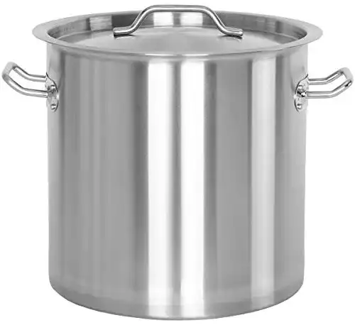 Kochtopf 15 Liter Beeketal BKT-17 aus Edelstahl für Gastronomie