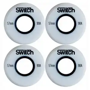Inlinerrollen Switch Boards Wheels für Inline Skates 57mm weiß