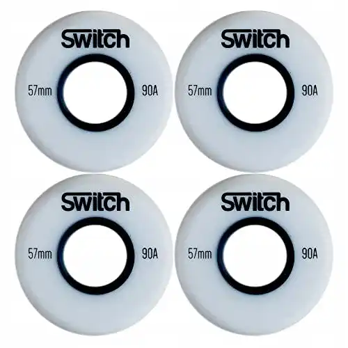 Inlinerrollen Switch Boards Wheels für Inline Skates 57mm weiß