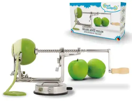 Apfelschäler GreatGadgets Deluxe aus gehärtetem Aluminium