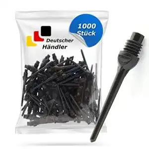 Dartspitzen Tamay Kunststoff 1000 Stück für Softdarts mit 2BA Gewinde