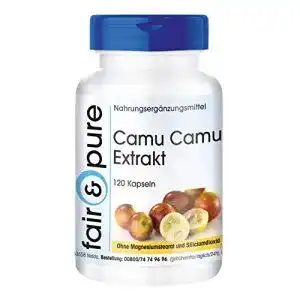 Camu-Camu-Kapseln Fair & Pure – Camu Camu Extrakt 500mg – 120 Kapseln