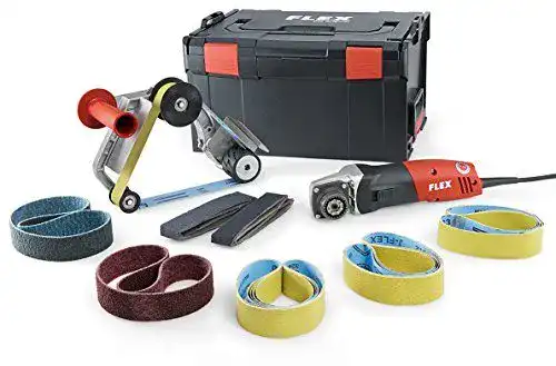 Rohrbandschleifer Flex PUL Tubos BRE 14-3/125 Set schwarz/rot