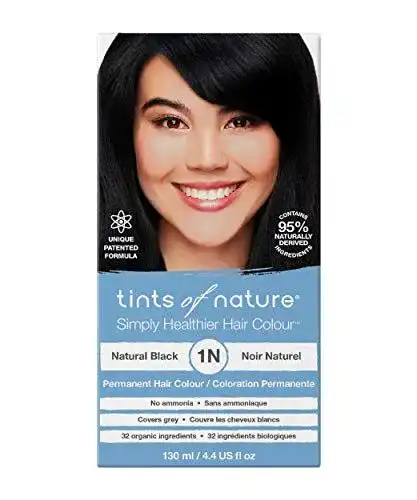 Schwarze Haarfarbe Tints of Nature 1N Natural Black Permanent
