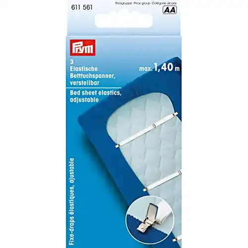Bettlakenspanner Prym verstellbare Betttuchspanner für einen festen Halt