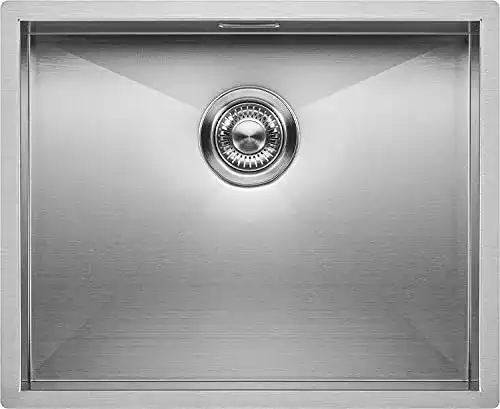 Edelstahlspüle Mizzo Quadro 50-40 für 60 cm Unterschränke
