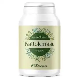 Nattokinase hochdosiert mit 100 mg pro Kapsel von Effektive Natur