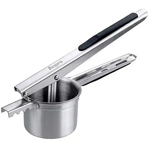 Kartoffelpresse Anpro aus 304 Edelstahl mit ergonomischem Griff