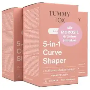 TummyTox Zink, Grüner Tee, Hibiskus, Morosil und Vitamin C – 30 Säckchen