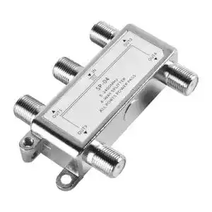 Sat-Verteiler 4-fach Funnytek SAT/BK Splitter 5-2400 MHz