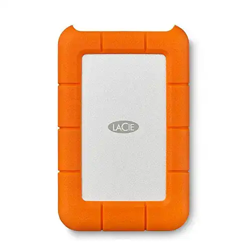 LaCie Rugged Mini Externe Festplatte 5 TB Tragbare HDD für PC und Mac