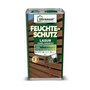 Holzlasur Ultrament Feuchteschutzlasur 3-in-1 in Nussbaum