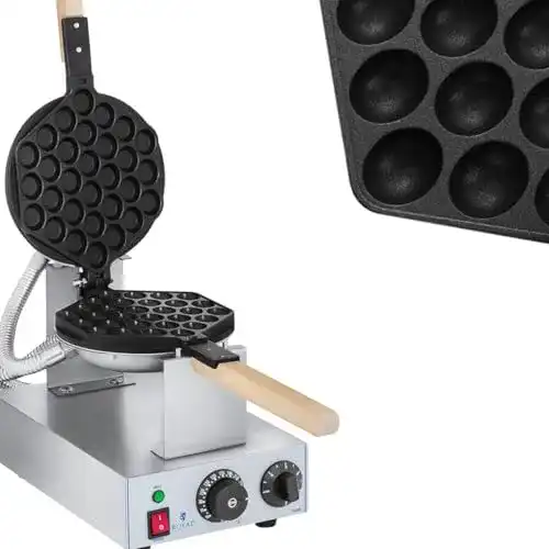 Bubble-Waffeleisen von Royal Catering für sechseckige Waffeln