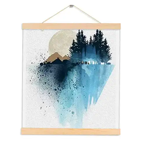 Doduos Magnetische Posterleiste aus Holz 30 cm