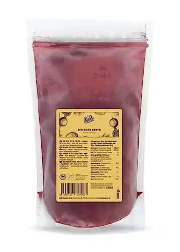 Bio Rote Beete Pulver 500 g von Koro 100% natürlich und vielseitig einsetzbar