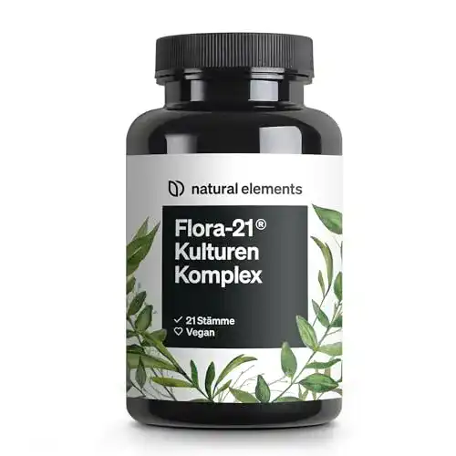 Probiotika Natural Elements Kulturen Komplex mit 21 Bakterienstämmen