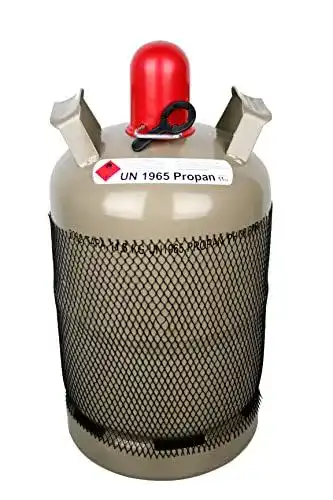 Propangasflasche Gazcamp 11 kg aus Edelstahl für Camping und Outdoor