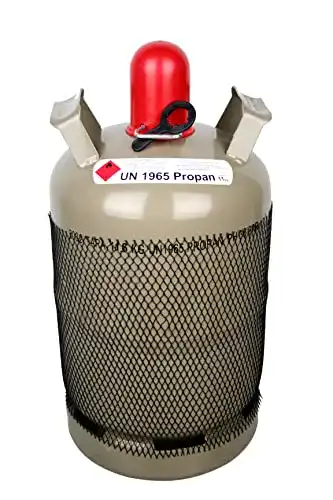 Propangasflasche Gazcamp 11 kg aus Edelstahl für Camping und Outdoor