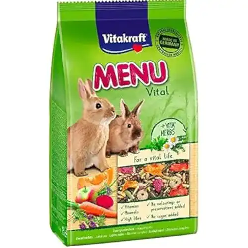 Zwergkaninchenfutter Vitakraft Menu Vital 1 kg