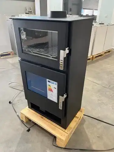 Kaminofen bis 1000 Euro Nana If EEK A+ mit Backfach aus Inox