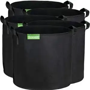Pflanzsack GardenMate 5X 30L aus Vliesstoff mit Tragegriffen