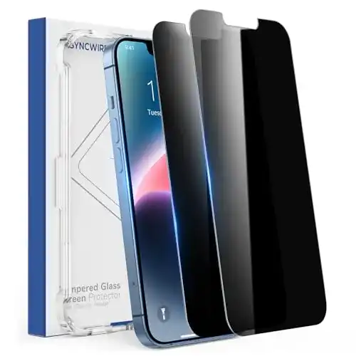 iPhone Schutzfolie Syncwire Sichtschutz Panzerfolie für iPhone 14/13/13 Pro