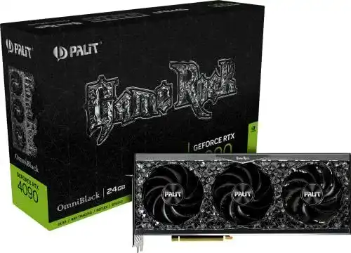 GeForce RTX 4090 Palit RTX4090 GAMEROCK OMNIBLACK mit 24GB GDDR6X