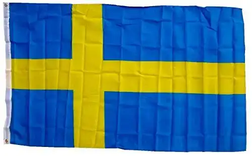 Schweden Flagge von Flaggenking in mehrfarbig, 150 x 90 cm