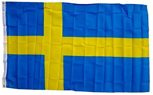 Schweden Flagge von Flaggenking in mehrfarbig, 150 x 90 cm