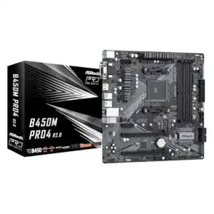 ASRock B450M PRO4 R2.0 B450 Mainboard für AMD Prozessoren