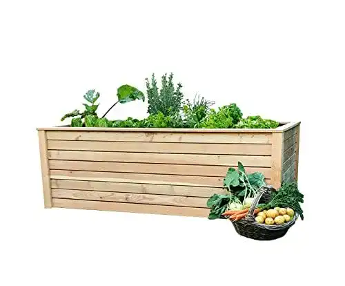 Hochbeet aus Lärche von Koll Living, 190x100x65 cm