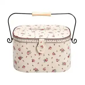 Nähkästchen Prym 612141 Nähkorb Country Rose mit Griff