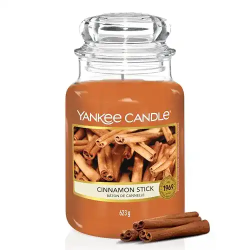 Yankee Candle Duftkerze im Glas Cinnamon – große Variante