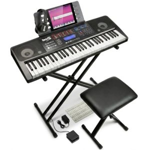Keyboard RockJam 61 Tasten mit Touch-Display und Zubehörset