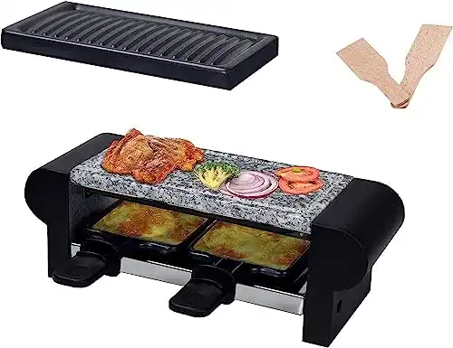 Raclette für 2 Personen von Hasayaki mit elektrischen Funktionen