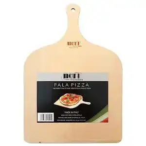 Flammkuchenbrett und Pizzaschaufel aus Birkenholz, Made in Italy